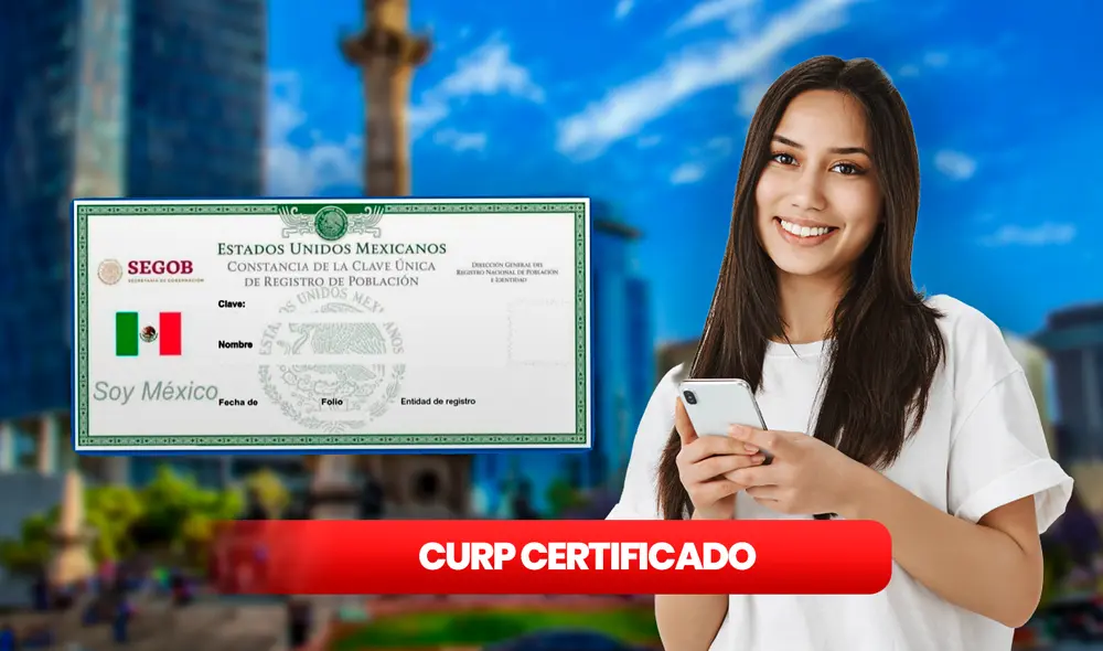 El proceso para obtener la CURP certificada es complemente gratuito. Foto: composición LR El proceso para obtener la CURP certificada es complemente gratuito. Foto: composición LR