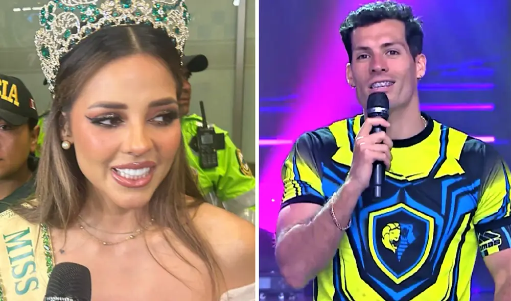 Luciana Fuster recibió romántica sorpresa por parte de Patricio Parodi en su casa. Foto: composición LR/LR/América TV