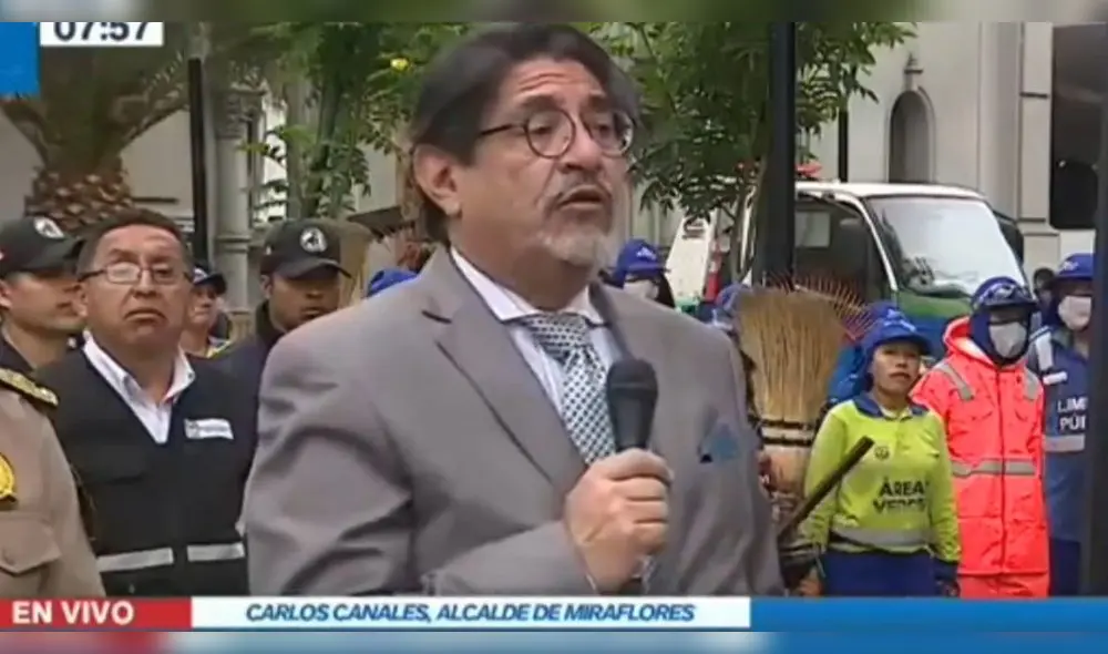 El alcalde de Miraflores presentó su Plan Navidad Segura 2023. Foto: captura Canal N