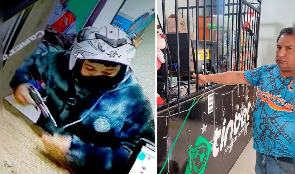 Delincuente fue captado por las cámaras de seguridad usando la misma ropa para cometer sus fechorías. Foto: composición La República/Bella Alvites