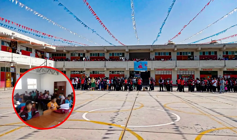 En el Perú, hay más de 50.000 colegios estatales. Foto: composición LR/difusión/Facebook En el Perú, hay más de 50.000 colegios estatales. Foto: composición LR/difusión/Facebook