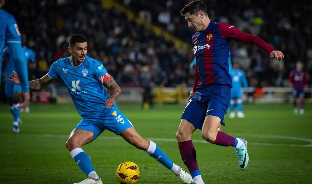 Barcelona vs. Almería jugaron en el estadio Olímpico de Montjuic. Foto: FC Barcelona/X