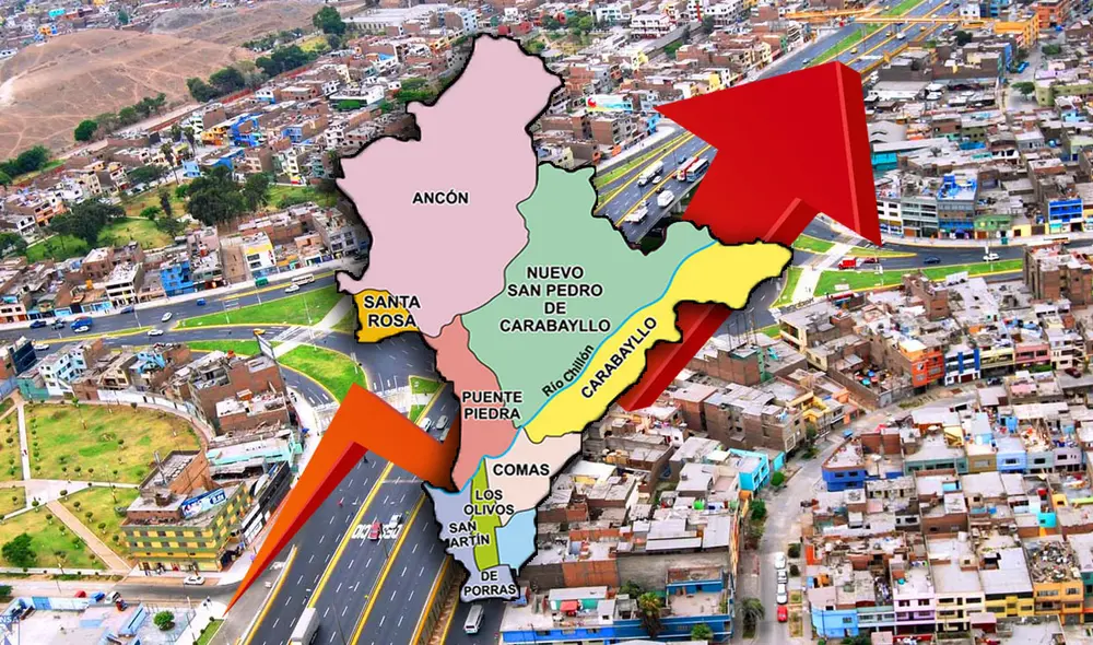 Lima norte tiene una geografía poco variada. Foto: composición LR/Lima Norte/Facebook