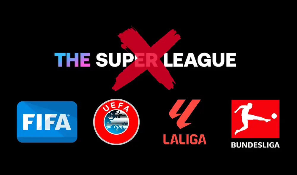 La Superliga Europea se propuso en el 2021, pero fue rechazada por varias entidades del fútbol. Foto: composición LR/Super League La Superliga Europea se propuso en el 2021, pero fue rechazada por varias entidades del fútbol. Foto: composición LR/Super League