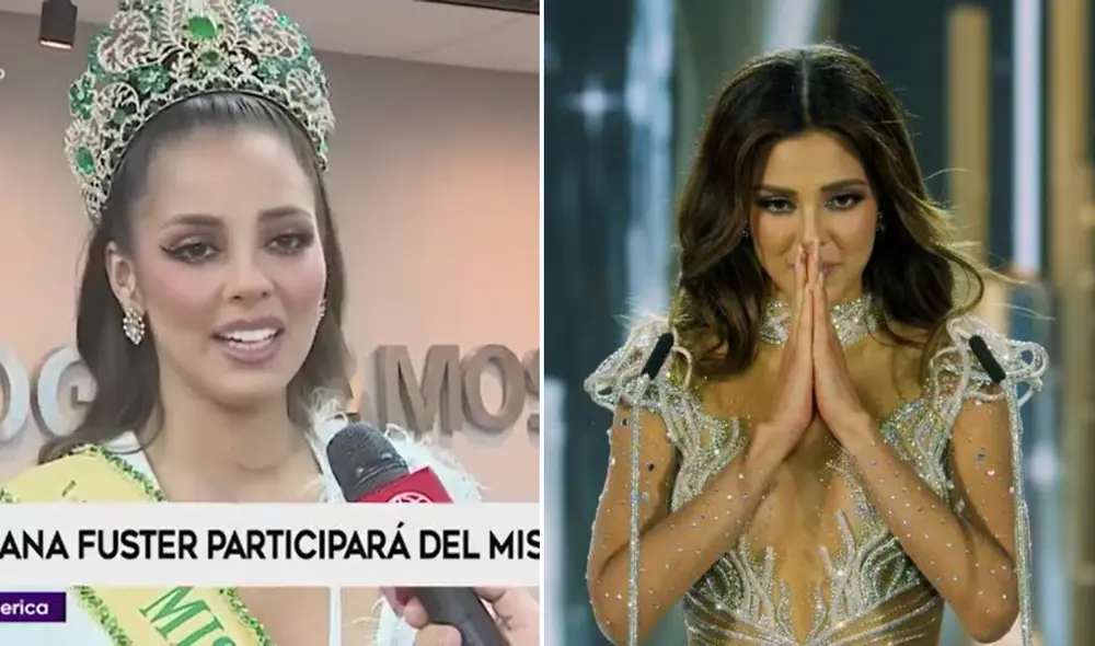 Luciana Fuster ganó la corona del Miss Grand International 2023 en octubre de este año. Foto: composición LR/capturas América TV y YouTube