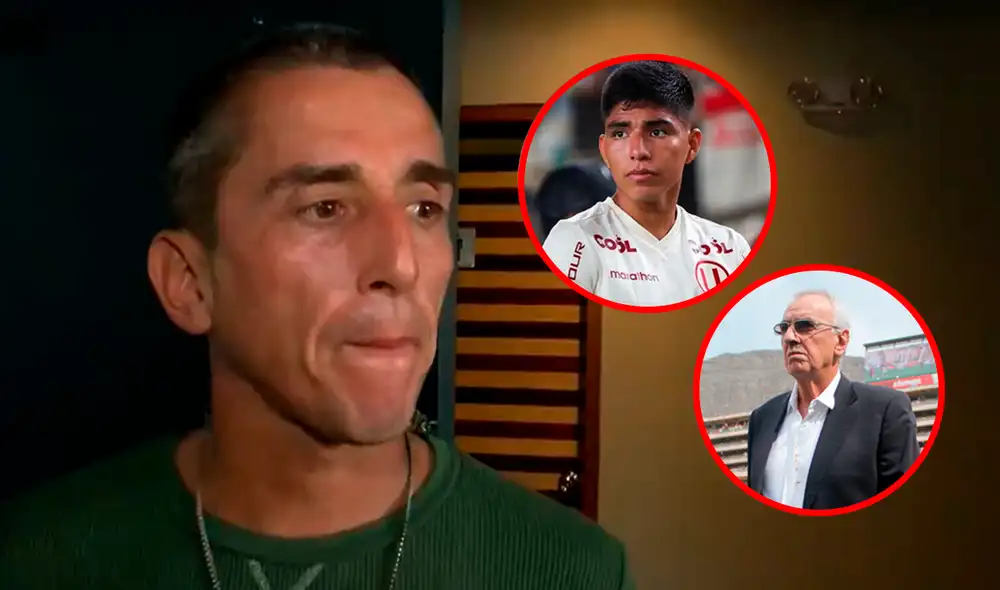 Piero Quispe y Jorge Fossati fueron determinantes en el título de Universitario en el 2023. Foto: composición LR/’Willax deportes’/Universitario