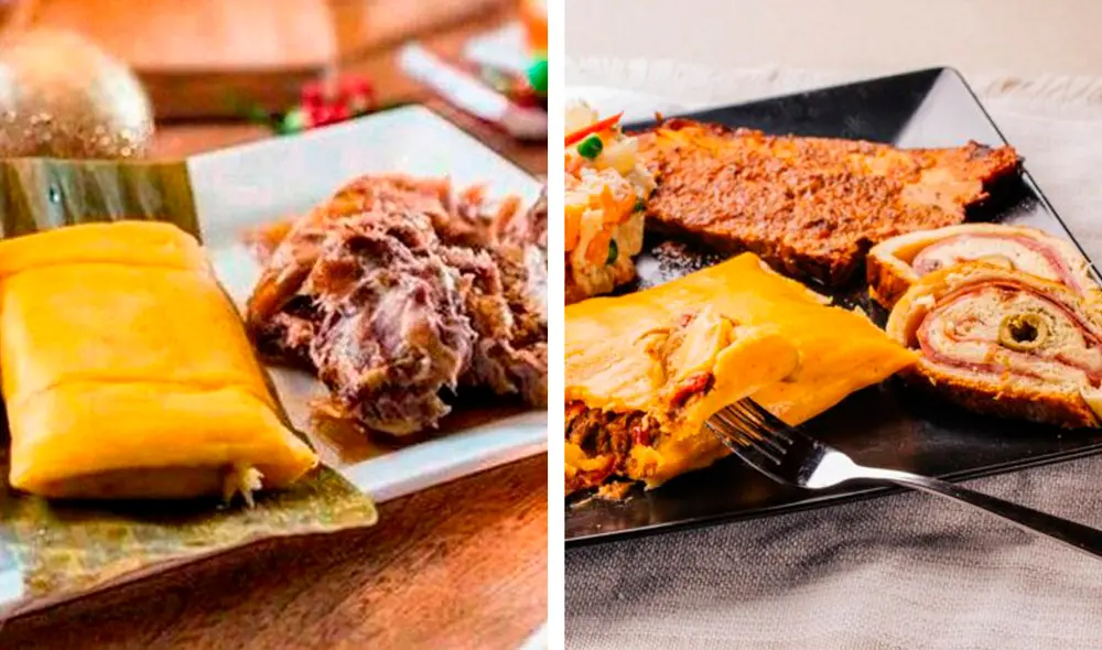 Los mejores platillos para disfrutar en las cenas navideña venezolanas para esta Nochebuena. Foto: composición LR/Centauri Magazine/Descifrado