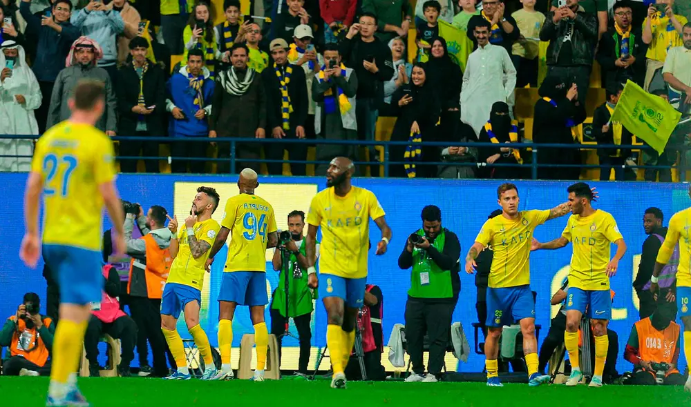 El cuadro de Cristiano Ronaldo sacó una importante victoria para mantenerse en la lucha por la Liga Saudí. Foto: Al Nassr El cuadro de Cristiano Ronaldo sacó una importante victoria para mantenerse en la lucha por la Liga Saudí. Foto: Al Nassr