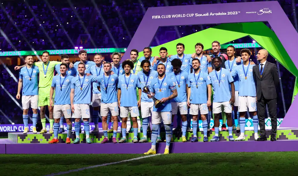 Manchester City ganó por primera vez en su historia el Mundial de Clubes 2023. Foto: EFE