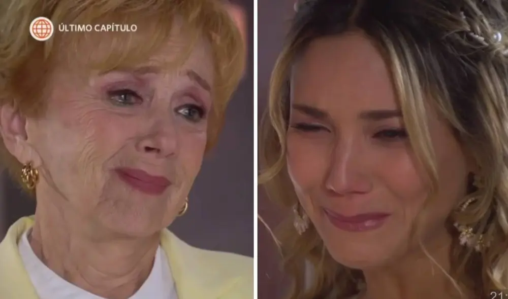 Doña Antonia se arrepintió de sus malos tratos y Macarena rompió en llanto en 'AFHS'. Foto: composición/ América TV Doña Antonia se arrepintió de sus malos tratos y Macarena rompió en llanto en 'AFHS'. Foto: composición/ América TV