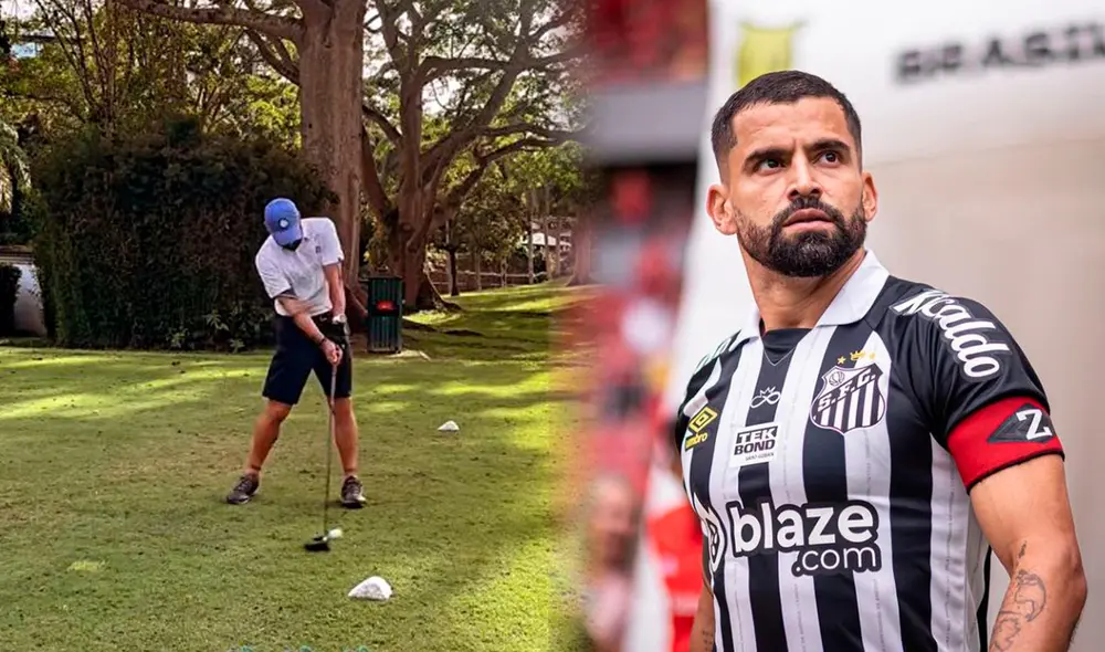 Tomás Rincón continuará en Santos FC en la temporada 2024 con la intención que el 'Peixe' retorne a primera división del Brasileirao. Foto: Tomás Rincón/Instagram/composición LR