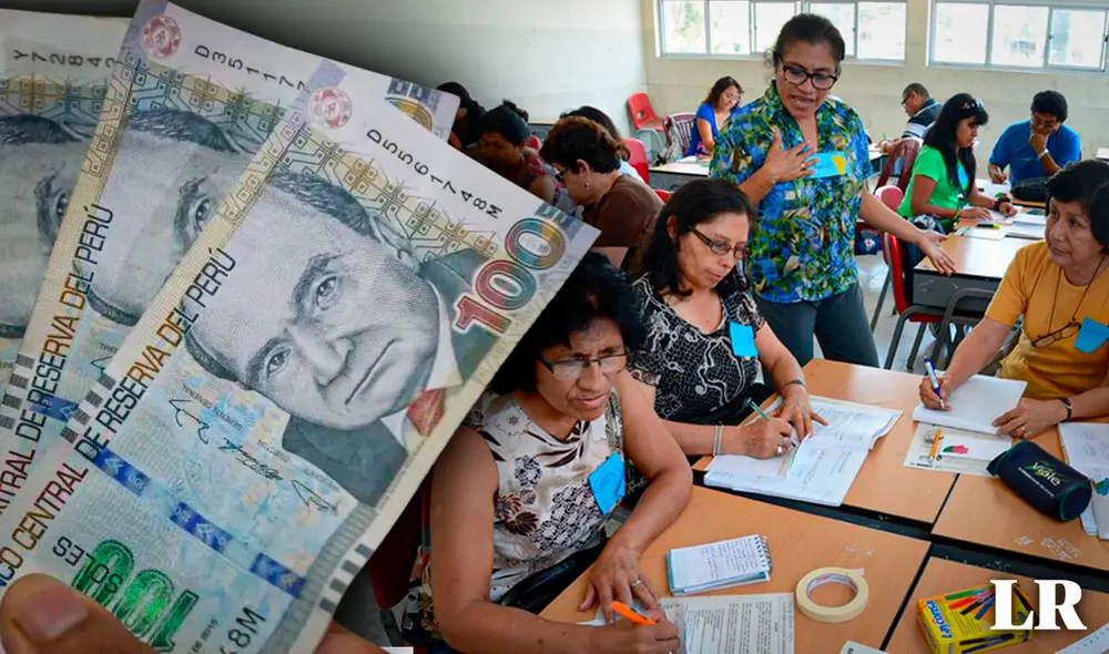 El 17 de marzo se publicó el decreto que señala un aumento de sueldo para los profesores. Foto: composición LR/Gerson Cardoso/DRELM/difusión
