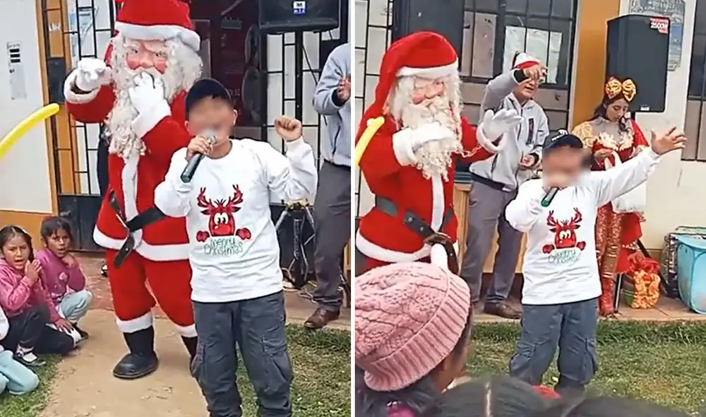 Niño está orgulloso de sus raíces en Pasco. Foto: composición LR/ Camilo Zúñiga / TikTok