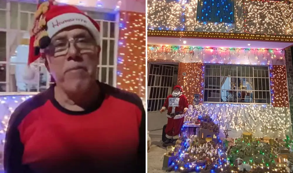 Tradición familiar. El piurano con espíritu más navideño es don Humberto Contreras. Foto: composición LR/ Maribel Mendo/ LR Tradición familiar. El piurano con espíritu más navideño es don Humberto Contreras. Foto: composición LR/ Maribel Mendo/ LR