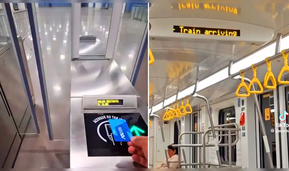 La Línea 2 del Metro de Lima tendrá marcha blanca por tres meses. Foto: Dmochila/TikTok