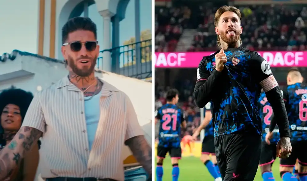 Sergio Ramos tuvo un efímero paso por el PSG de Francia. Foto: composición LR / captura de YouTube / @Instagram @SergioRamos