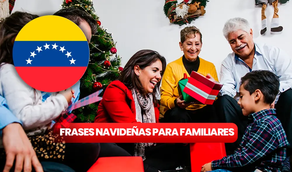 Mira AQUÍ frases para saludar a familiares por Navidad. Foto: composición LR/FamiliaSearch/Vecteezy