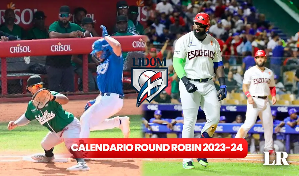 El Round Robin de la Lidom 2023-24 inicia este miércoles 27 de diciembre. Foto: composición LR / Tigres del Licey / El Día