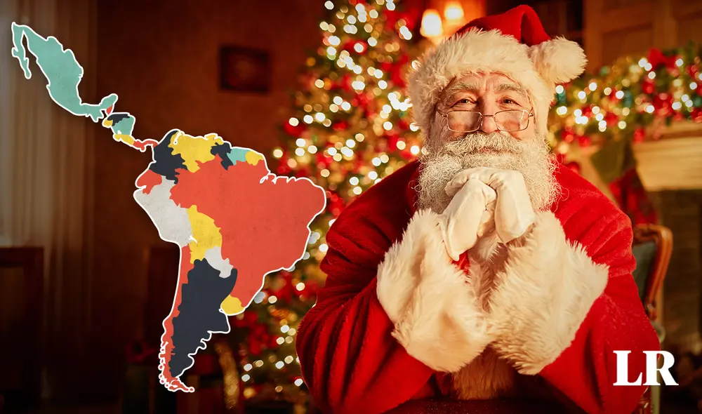 Los colores de Papá Noel se le atribuyen a 2 orígenes diferentes: Coca-Cola o Nicolás de Bari. Foto: composición de Jazmín Ceras/LR/Freepik Los colores de Papá Noel se le atribuyen a 2 orígenes diferentes: Coca-Cola o Nicolás de Bari. Foto: composición de Jazmín Ceras/LR/Freepik