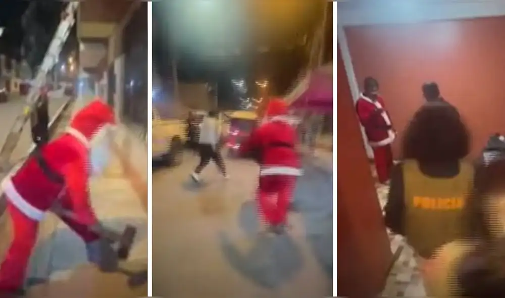 Policía Nacional grabó la persecución y captura de la organización criminal. Foto y video: TV Perú