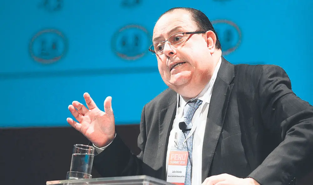 BCR. Perú llegará al rango meta de inflación antes que otros países de la región, según Velarde. Foto: difusión BCR. Perú llegará al rango meta de inflación antes que otros países de la región, según Velarde. Foto: difusión