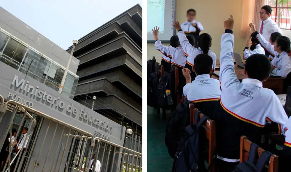 La matrícula 2024 podrá hacerse de manera virtual o presencial. Foto: composición LR/ Andina/ difusión