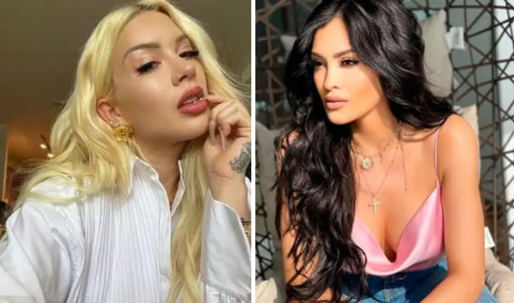 Leslie Shaw y Michelle Soifer se han enfrentado en diversas ocasiones por la negativa de la rubia de cantar con artistas peruanos. Foto: Composición LR/Leslie Shaw/Michelle Soifer/Instagram