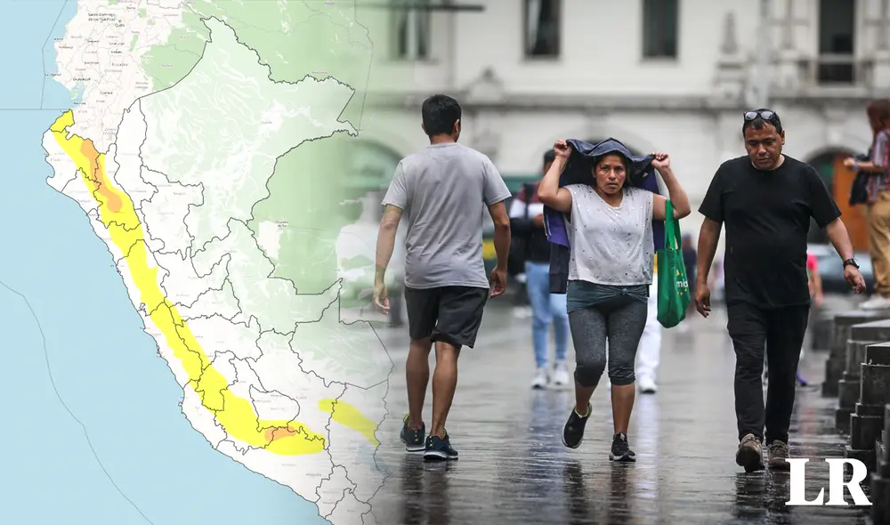 Lluvias en Perú. Cerca de 20 regiones en alerta por precipitaciones pluviales. Foto: composición LR/ Senamhi Lluvias en Perú. Cerca de 20 regiones en alerta por precipitaciones pluviales. Foto: composición LR/ Senamhi