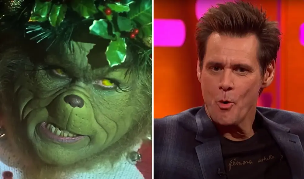 El maquillaje del 'Grinch' duro ocho horas y media. Foto: captura de YouTube El maquillaje del 'Grinch' duro ocho horas y media. Foto: captura de YouTube