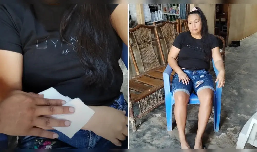 La mujer solicitó ayuda, ya que no ha recibido atención en ningún hospital. Foto: composición LR/difusión