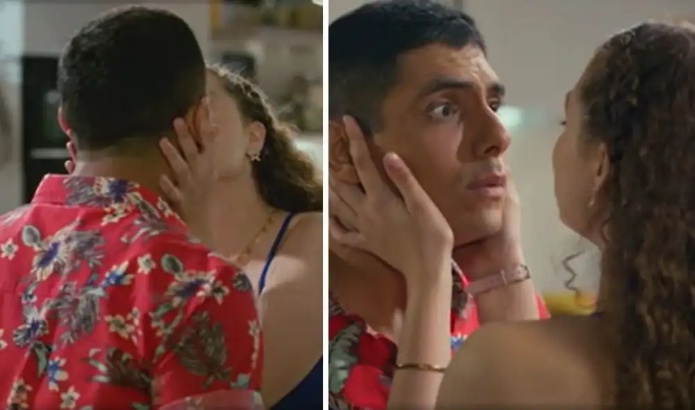 'Papá en apuros' fans de la serie felicitan a Elvis por el beso con Bárbara. Foto: composición LR / captura YouTube