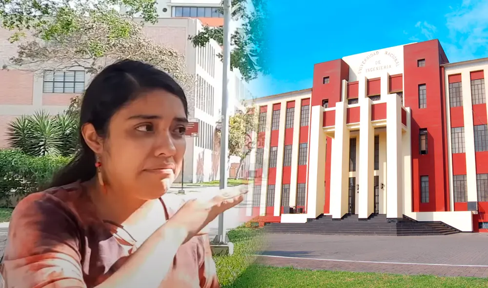 Estudiante de la UNI explicó que durante el primer ciclo sacó notas bajas, diferentes a las que sacaba en el colegio. Foto: composición LR/captura YouTube/Enrro24/UNI