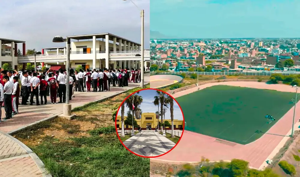 El colegio nacional más grande del Perú se ubica en el norte del país. Foto: composición LR/Facebook/Semanario Expresión/captura de TikTok El colegio nacional más grande del Perú se ubica en el norte del país. Foto: composición LR/Facebook/Semanario Expresión/captura de TikTok