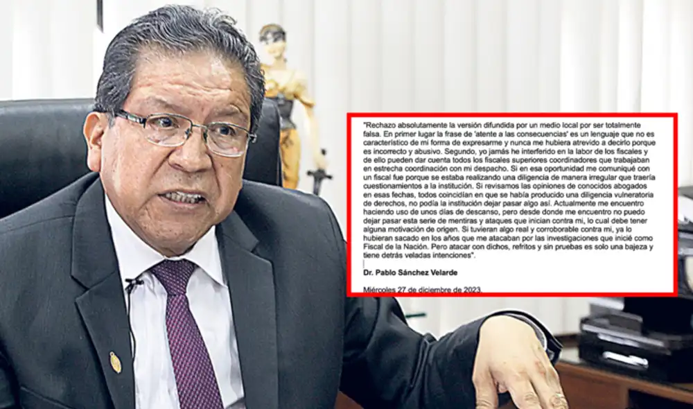 Pablo Sánchez es el fiscal supremo titular de mayor antigüedad en el cargo. Foto: Composición LR- Jazmin Ceras