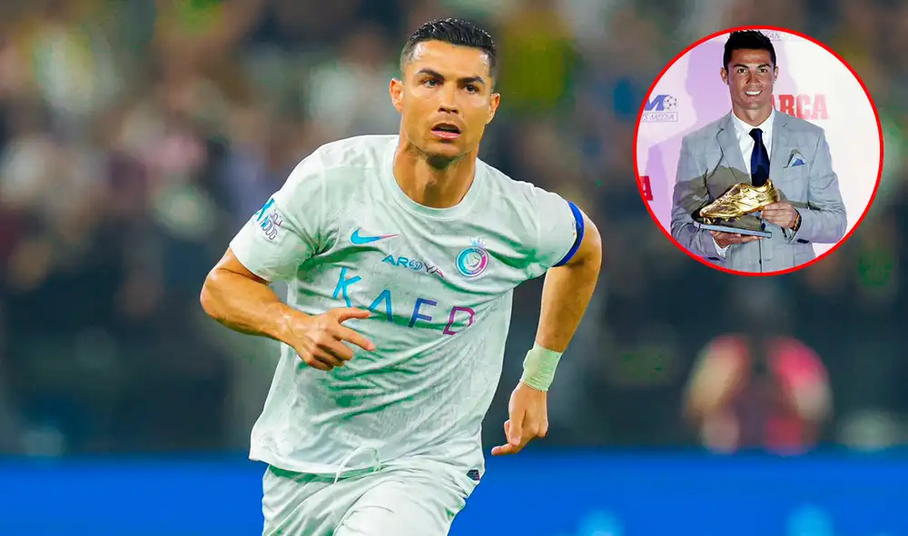 Cristiano Ronaldo ganó la Bota de Oro por última vez en 2015. Foto: composición de LR/Al-Nassr/EFE