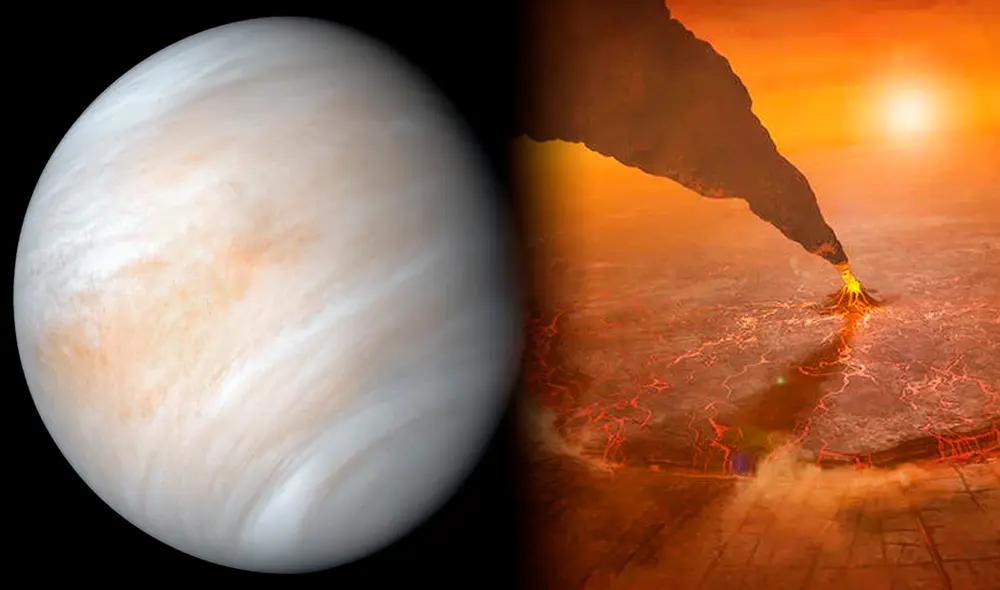 El planeta más caliente del sistema solar registra altas cantidades de dióxido de carbono en su atmósfera. Foto: composición LR/NASA