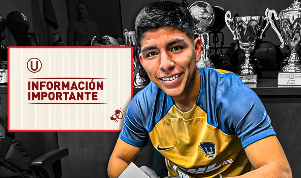 Piero Quispe jugará en Pumas UNAM en el 2024. Foto: composición LR/Universitario/difusión Piero Quispe jugará en Pumas UNAM en el 2024. Foto: composición LR/Universitario/difusión