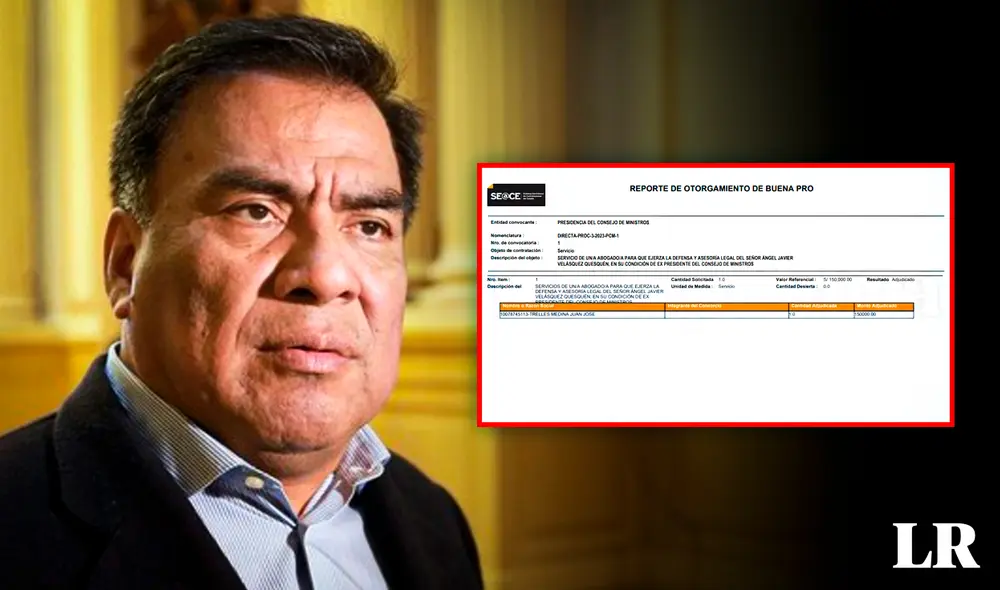 El ex funcionario deberá cubrir los gastos si es declarado culpable. Foto: Composición LR- Gerson Cardoso/ Seace