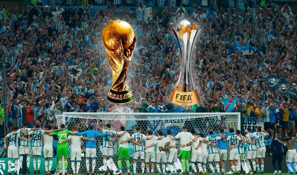 Julián Álvarez también ganó la Copa Libertadores con River Plate en el 2018. Foto: composición LR / archivo GLR