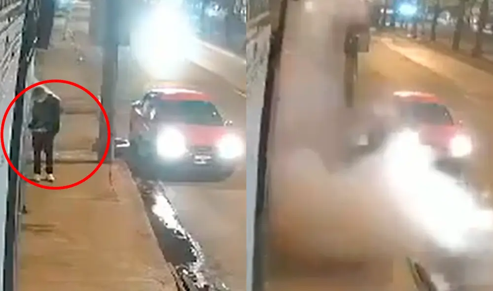 El delincuente habría querido colocar el explosivo en un local comercial que no quería pagar cupo. Foto: composición LR / X de Cupsfire