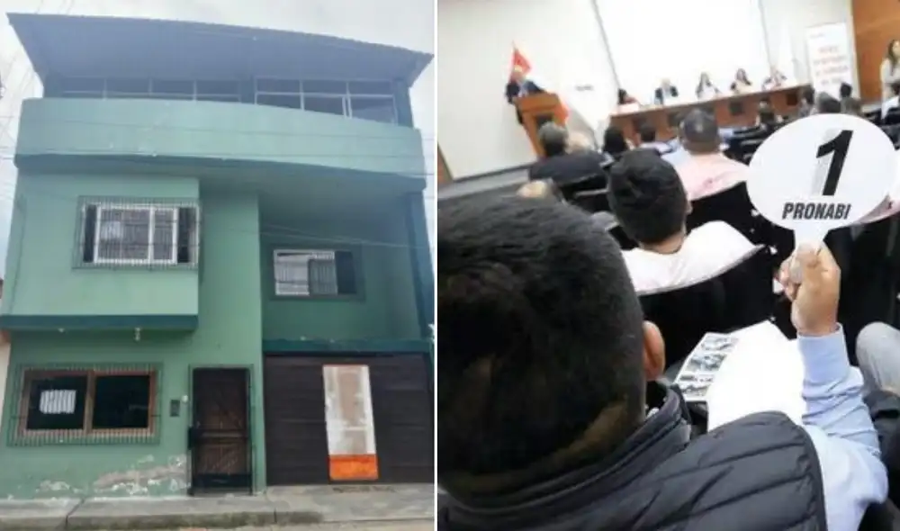 En total, Pronabi subastará 36 bienes. Foto: composición LR / Pronabi / Ministerio de Justicia