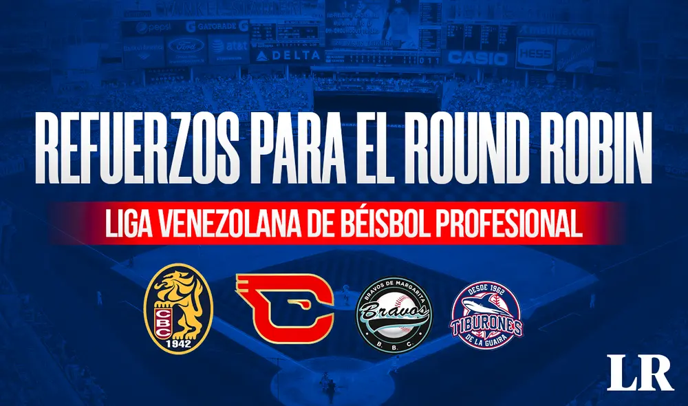 Todos los equipos que estarán en el Round Robin de la LVBP 23-24 ya anunciaron a gran parte de sus refuerzos. Foto: composición de Fabrizio Oviedo/Freepik