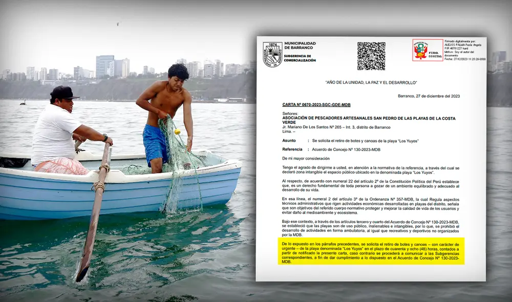 Municipalidad de Barranco busca desalojar a pescadores artesanales. Foto: composición LR/Economía
