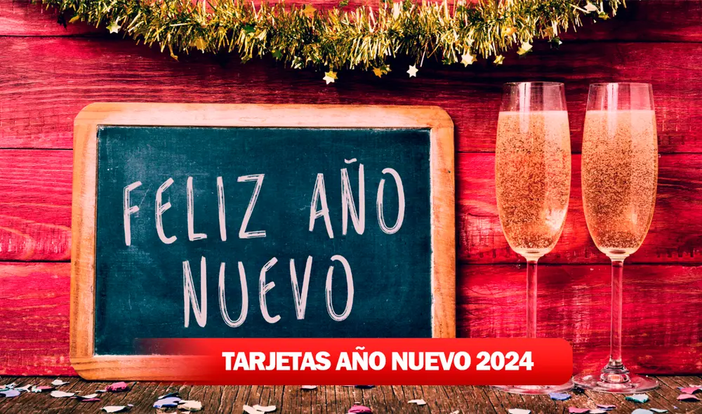 La República te ofrece las mejores postales para incluir tus buenos deseos de Año Nuevo. Foto: Canva