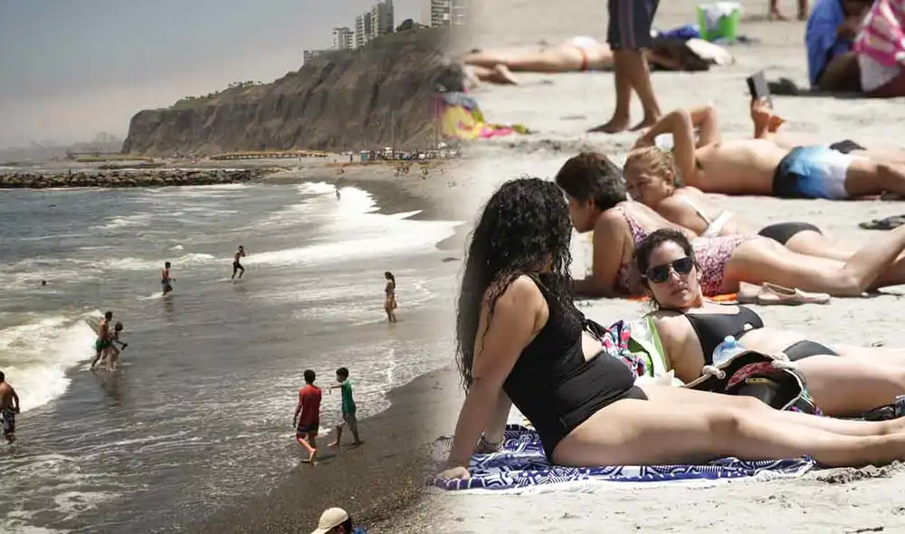 Los protectores solares y las sombrillas son una forma de protegerse del sol en la playa. Foto: composición LR/Andina