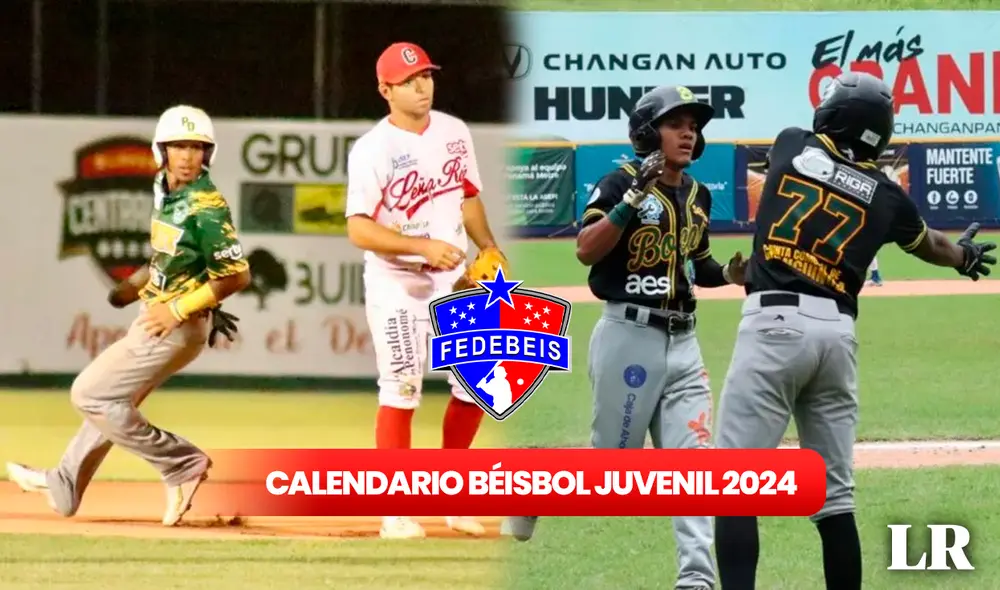 Doce equipos se enfrentarán por el título del Béisbol Juvenil 2024. Foto: composición LR / RPC / FEDEBEIS Doce equipos se enfrentarán por el título del Béisbol Juvenil 2024. Foto: composición LR / RPC / FEDEBEIS