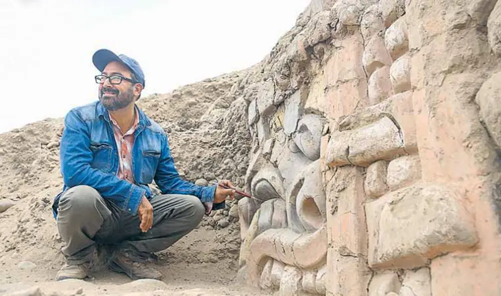 Garagay. En la huaca del distrito de San Martín de Porres a la que dedicó mucho tiempo. Garagay. En la huaca del distrito de San Martín de Porres a la que dedicó mucho tiempo.