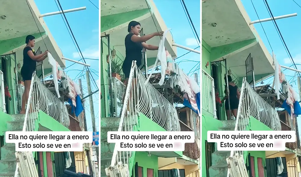 Las imágenes dejaron impactados a los usuarios de redes sociales. Foto: composición LR/TikTok/@elpanico_gym