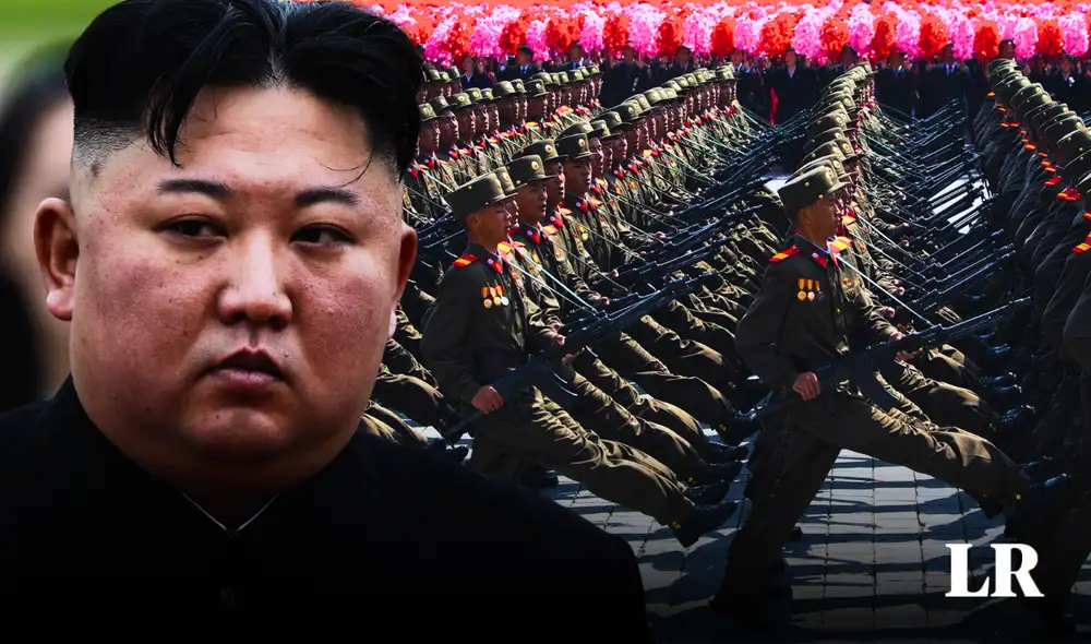 El dirigente norcoreano dijo que su ejército está listo para "pacificar Corea del Sur". Foto: EFE/composición LR