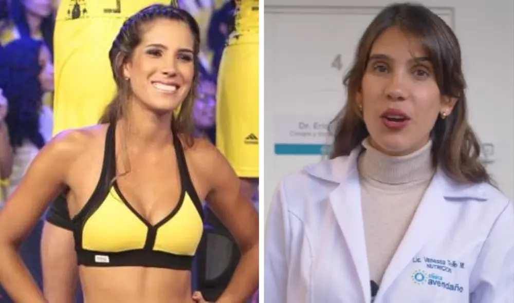 Vanessa Tello tuvo un importante paso por la televisión. Foto: composición LR/captura de TikTok/Clínica Avendaño
